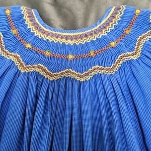 Rosalina Smocked Gingham Dress